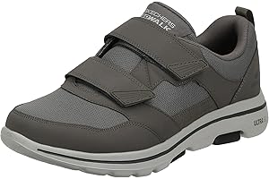 Skechers Men's GOwalk 5 Wistful - Athletic Hook And Loop Walking Shoe with Air Cooled Foam
