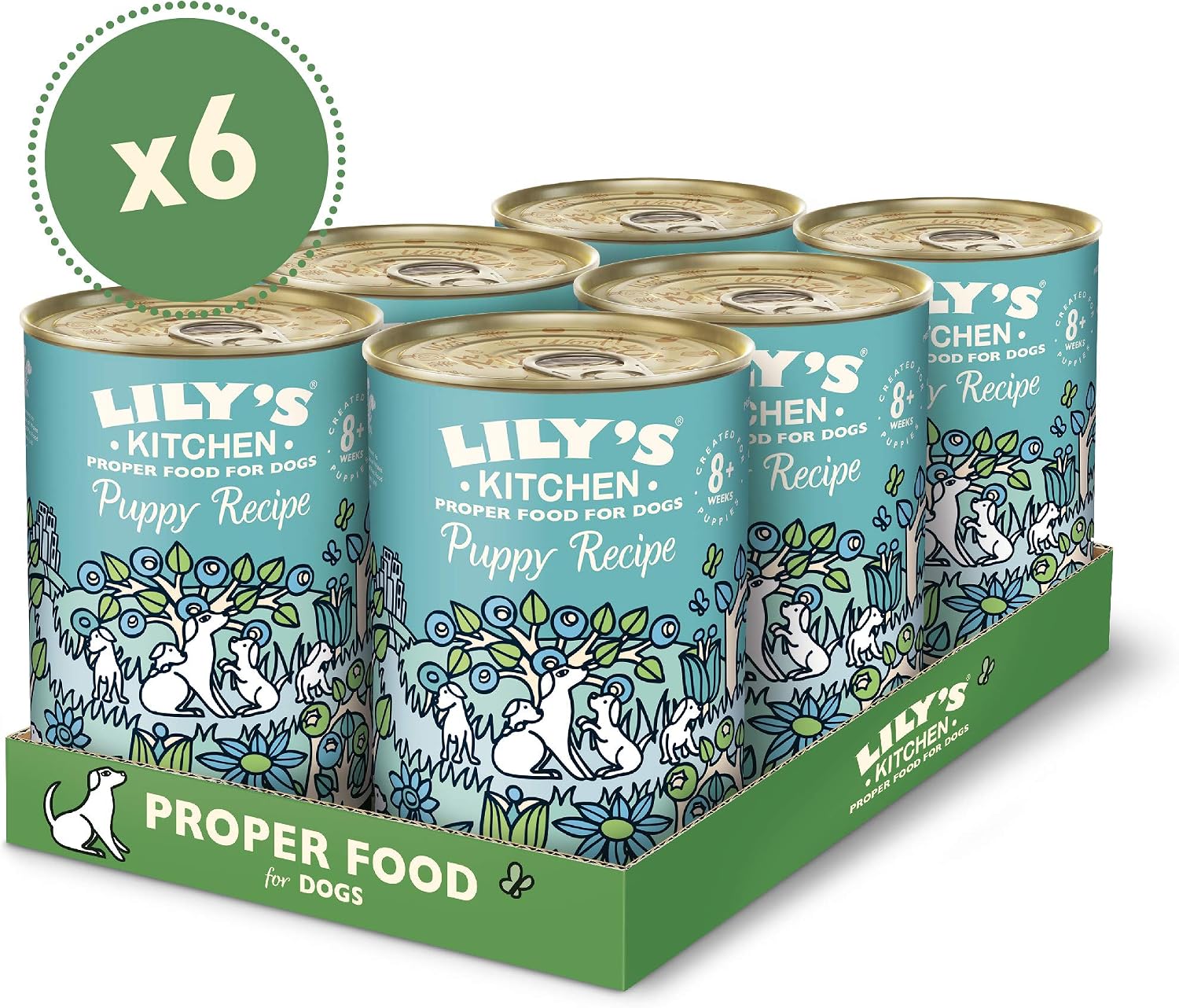 Lily's Kitchen Natural Puppy Dog Food Wet Tins - Puppy Recipe with Turkey - Complete Meal Recipes (6 Tins x 400g) - Image 3