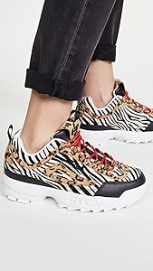 leopard print fila trainers