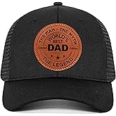 Gifts for Dad, Men for Dad from Daughter, Son - Dads Birthday Gift Ideas, Happy Birthday Gifts for Dads, Fathers - World's Best Dad Hat for Mens Black