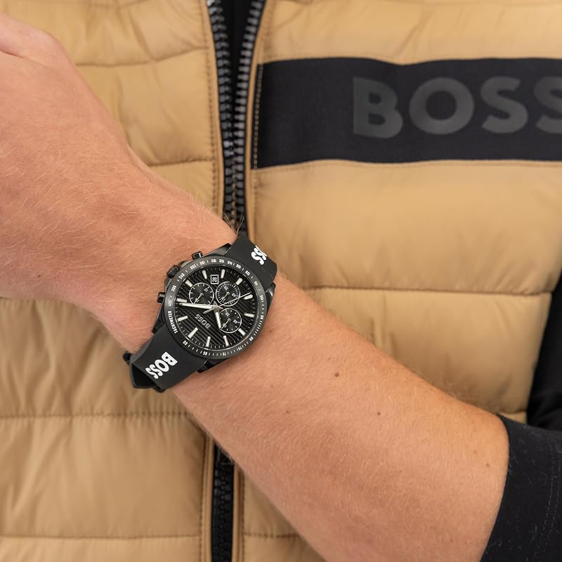 Montre Chronographe à Quartz pour Homme Collection Strike Chrono avec Bracelet en Acier Inoxydable ou en Silicone