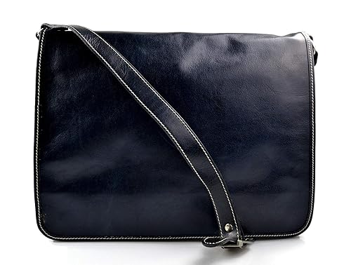 mens leather shoulder bags amazon