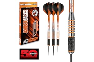 Amberjack 24g, 28g or 30g Tungsten Darts Set with Flights and Stems