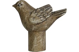 Urbanest Bird Lamp Finial, 1 3/4-inch Tall, Cottage