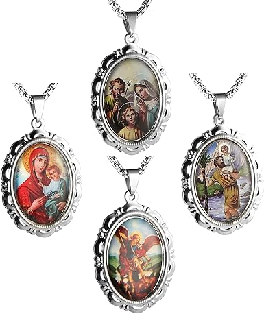 mary and baby jesus pendant