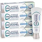 Sensodyne Pronamel Gentle Teeth Whitening Enamel Toothpaste for Sensitive Teeth, to Reharden and Strengthen Enamel, Amazon Exclusive, Fresh Mint - 4 Ounces (Pack of 4)