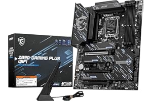 MSI Z890 Gaming Plus WiFi Gaming Motherboard (Supports Core Ultra Series 2 Intel Processors, LGA 1851, DDR5, PCIe 5.0, M.2, S