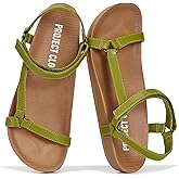Project Cloud Sandals for Women 2026 - Strappy Adjustable Womens Sandals with Plush Insole - Lightweight & Non Slip Women Footwear - Everyday Wear Womens Slides (Brandy,OLIV,11)