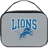 FOCO NFL Unisex-Adult Officially Licensed Wordmark Team Color Big Logo Football Zip Closure 7L Lunch Bag - Detroit Lions