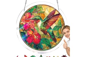 Acrylic Jigsaw Puzzle Suncatcher, 83 Pieces DIY Window Hanging Kit, Acrylic Suncatcher Puzzle for Home Decor, Gift for Women 