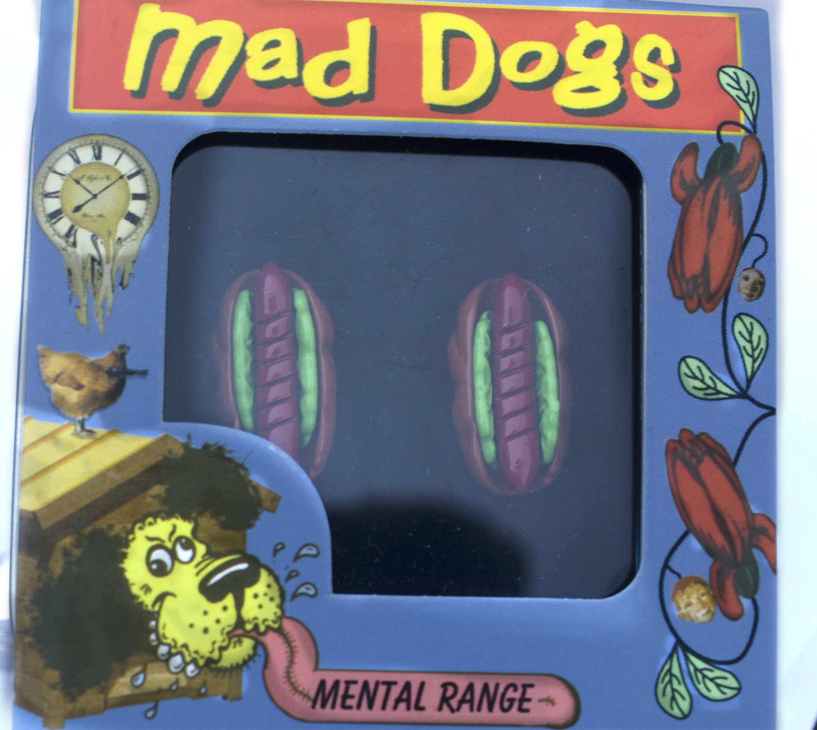 Hot Dog Novelty Cufflinks with Gift Tin