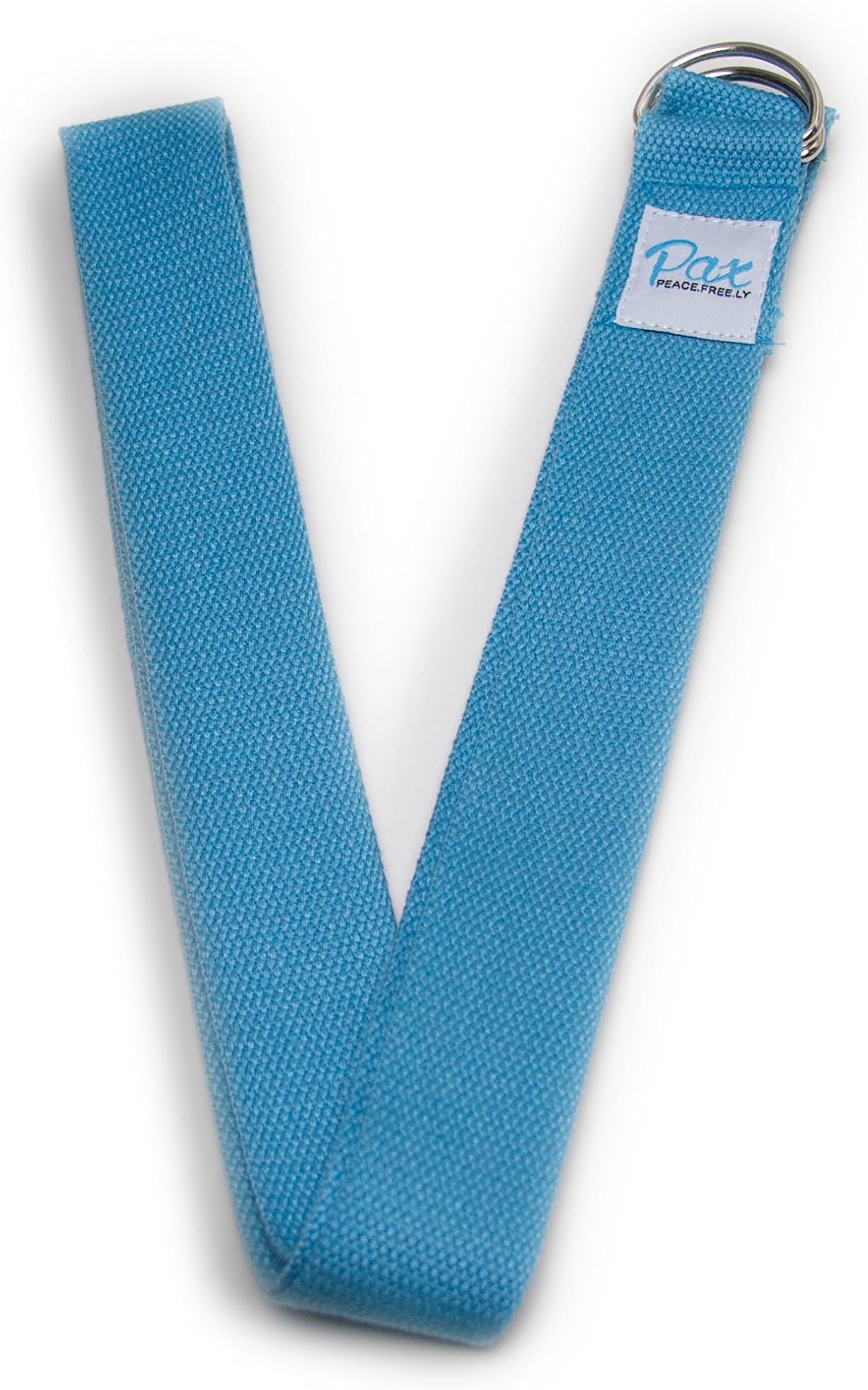 PAXFREELY Stretching Strap for Rehabilitation, Yoga, Physical Therapy, Warm up, Pilates and Barre Stretching 8 Foot Cotton Strap Comes in (3 Colors)