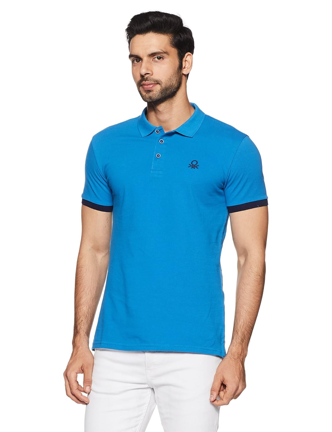 united colors of benetton men's solid regular fit polo