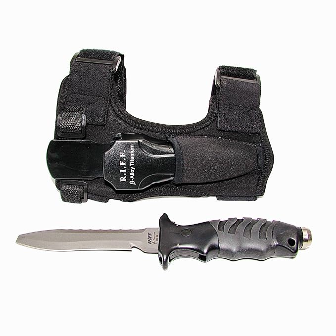 Riff Beta-Titan Messer mit Aluminium-Titanium Klinge