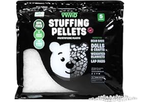 VViViD Eco-Friendly High Density Polyethylene Plastic Packing & Polyfill Pellets (5 lbs)