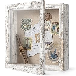 2 Packs 8x8 Shadow Box Frame with Linen Back
