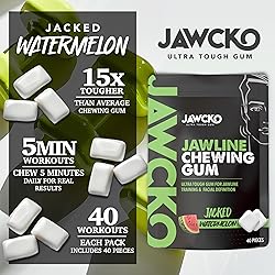 JAWCKO Ultra-tough Jawline Chewing Gum | Get a
