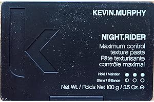 KEVIN MURPHY KEVIN.MURPHY NIGHT.RIDER - Strong Hair Paste - For All Hair Types - Hair Moulding Paste - Boosts Hair Shine - Strong Hold Hair Care - Matte Texture - Travel Size - 100 g / 3.5 oz