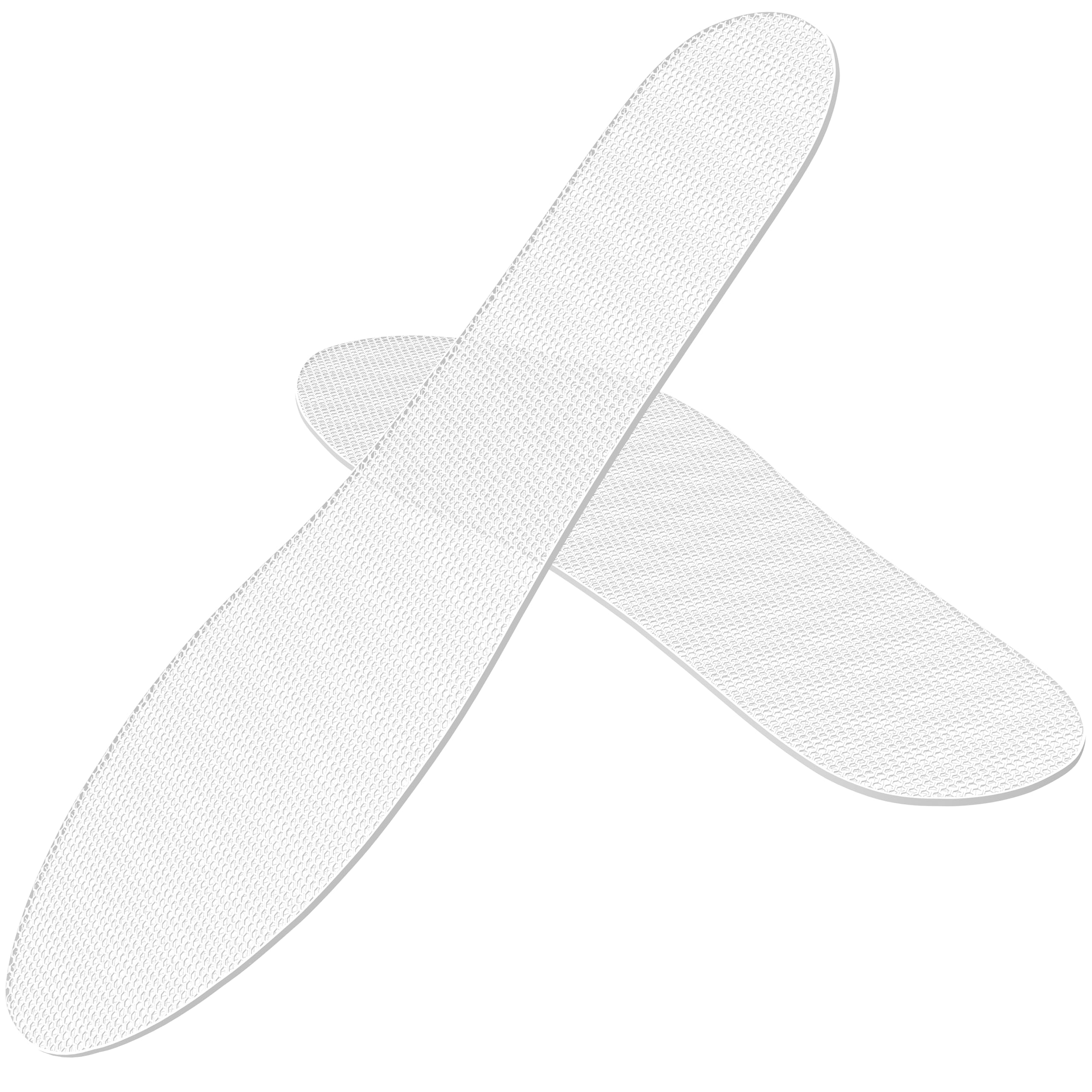 Photo 1 of Summer Insoles ijifly 3D Printed Insoles Breathable Ultra-Thin Circular Mesh Hollow Hybrid Grid Structure Comfortable TPU Quick-Dry Shoes Inserts for Men 10/44 Women 11.5/43 White
