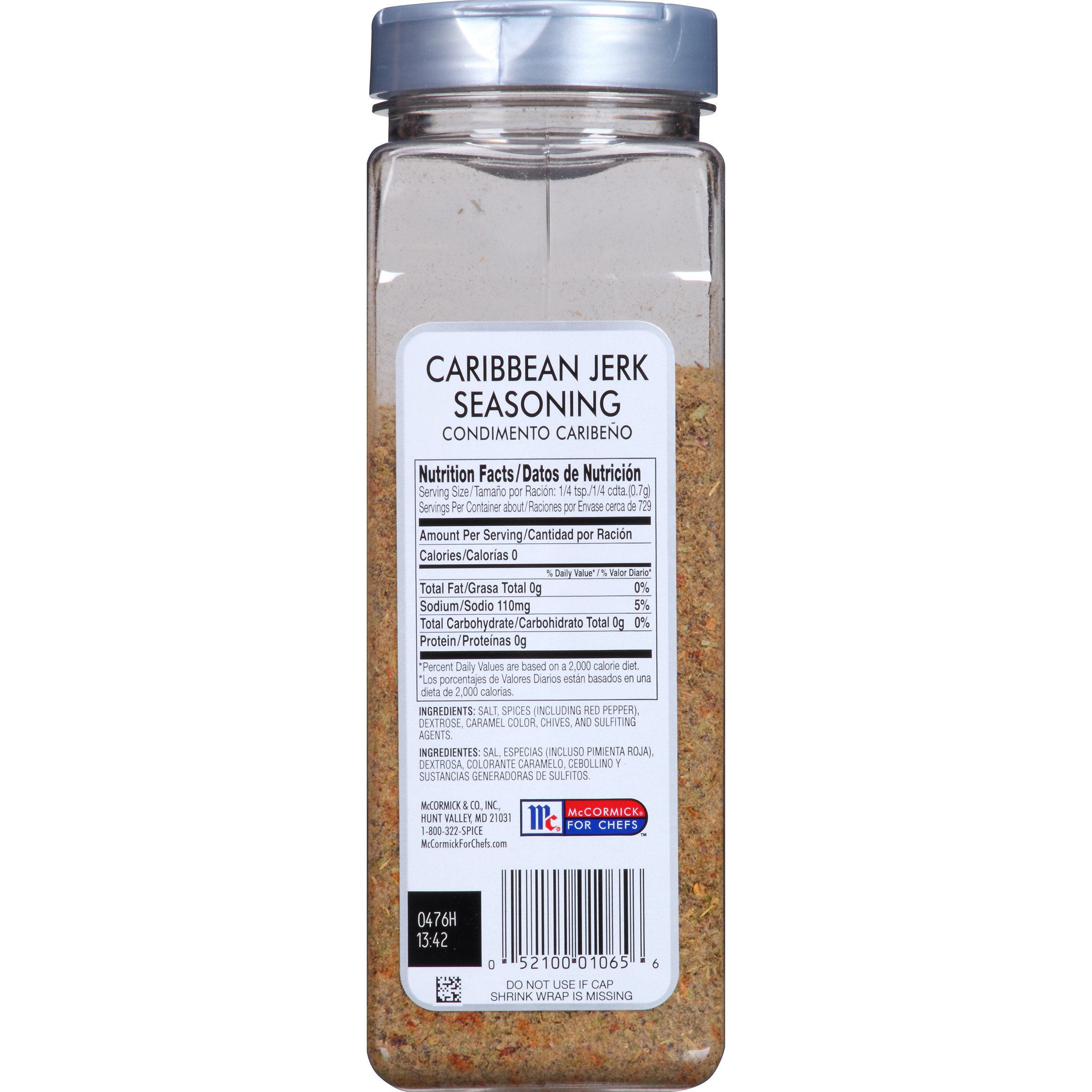 McCormick Culinary Caribbean Jerk Seasoning, Dry Jerk Seasoning, 18 oz