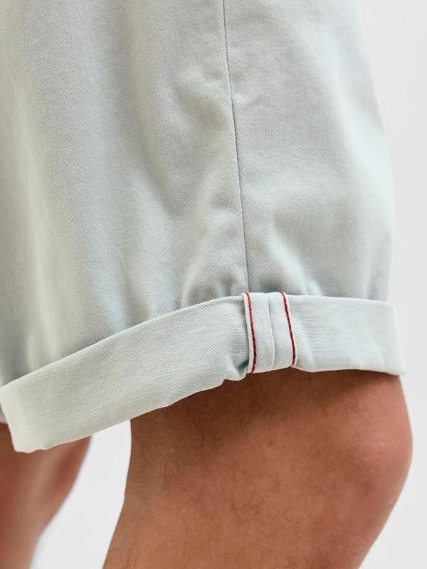 Pantaloncini da Uomo Jpstbowie Solid SRT SN, Grigio Acqua, L