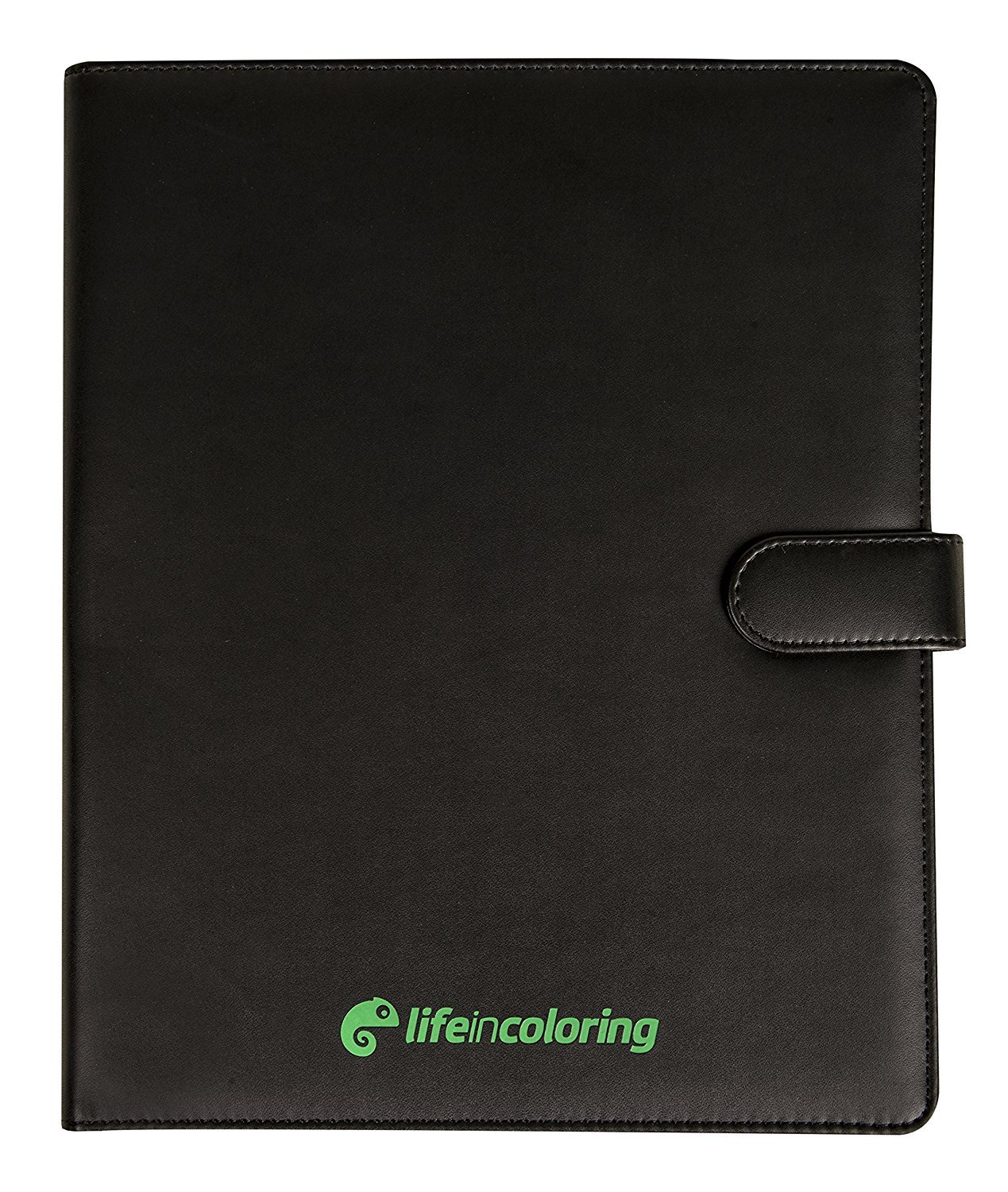 Adult Coloring Book Sketchbook Carrying Case. 12 Vibrant Colored