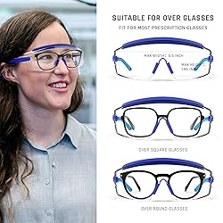 MEIGIX Anti Fog Safety Glasses Safety Goggles Over