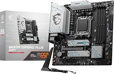 MSI B650M GAMING PLUS WIFI Motherboard AM5 Ryzen 9000 8000 7000 DDR5 Wi-Fi 6E
