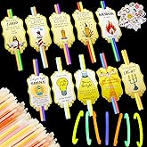 gisgfim 50 Sets Christian Let Your Light Shine Glow Sticks with Cards Gift with 50 Religious Gift Tags Stickers Religious Bible Verse Card for VBS Sunday School Gifts Valentines Favors