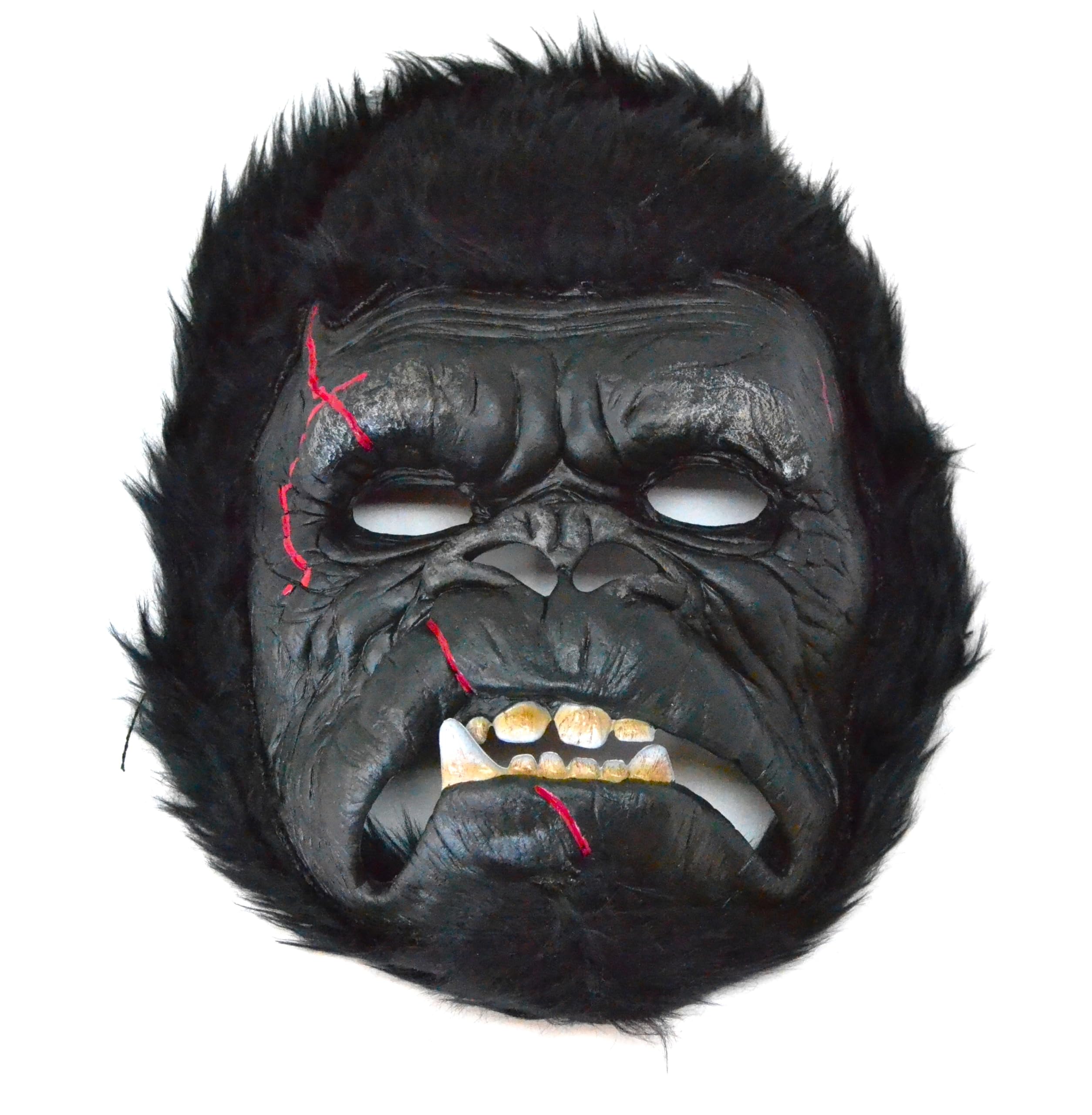 BETTER WITH FRIENDS rubber gorilla mask. monkey face. predator costume mask for adults halloween party. ugly beast