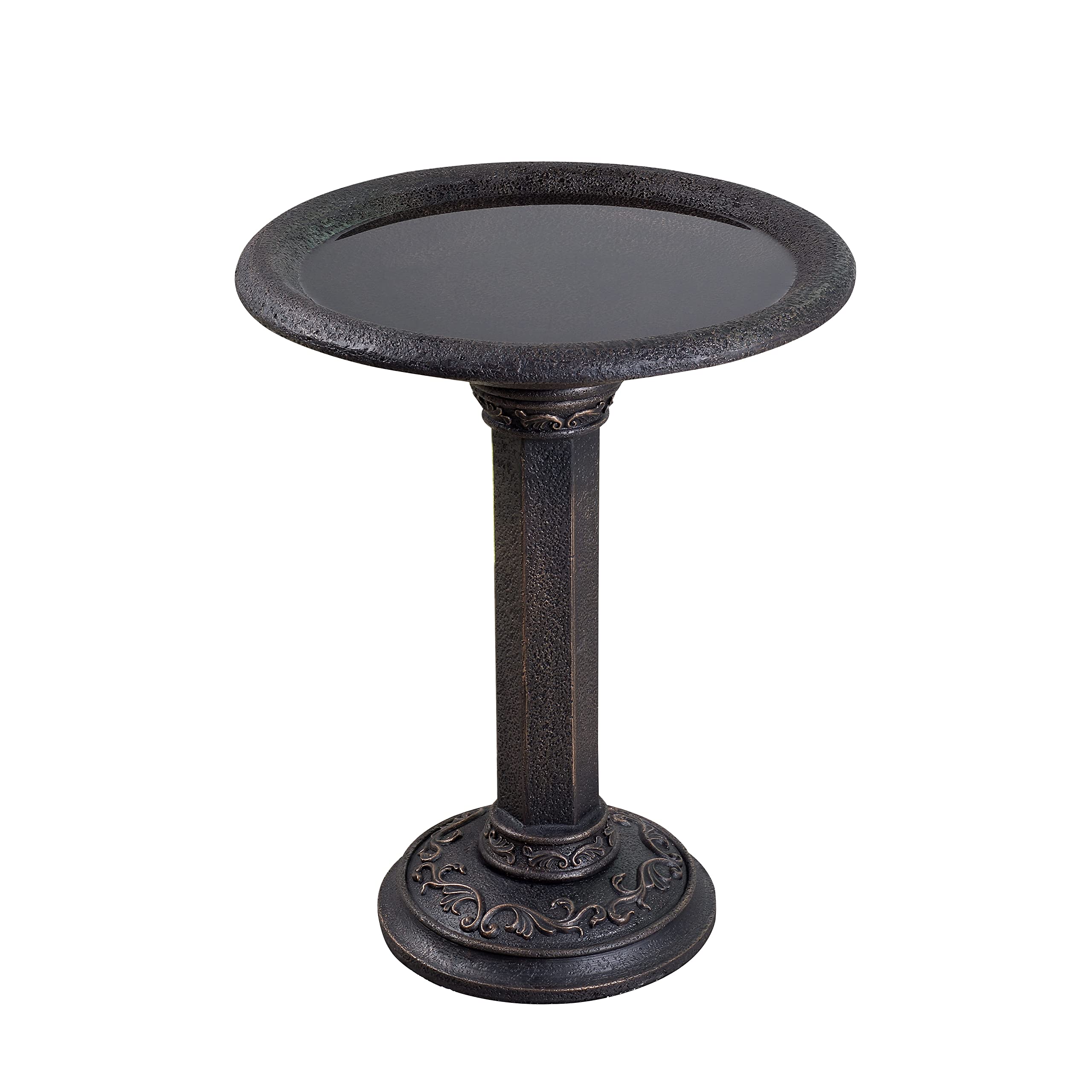 Photo 1 of Kenroy Home 51150BRZ Iverson Birdbath with Bronze Finish, Classic Style, 23" Height, 18" Width, 18" Depth