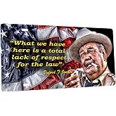 Brotherhood Metal Sign for Buford T Justice - Smokey Aluminum Wall Decor for Men and Women Gift - Lack of Respect Quote