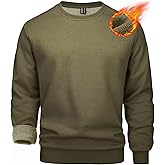 MAGCOMSEN Men's Crewneck Sweatshirt Long Sleeve Casual Warm Fleece Pullover
