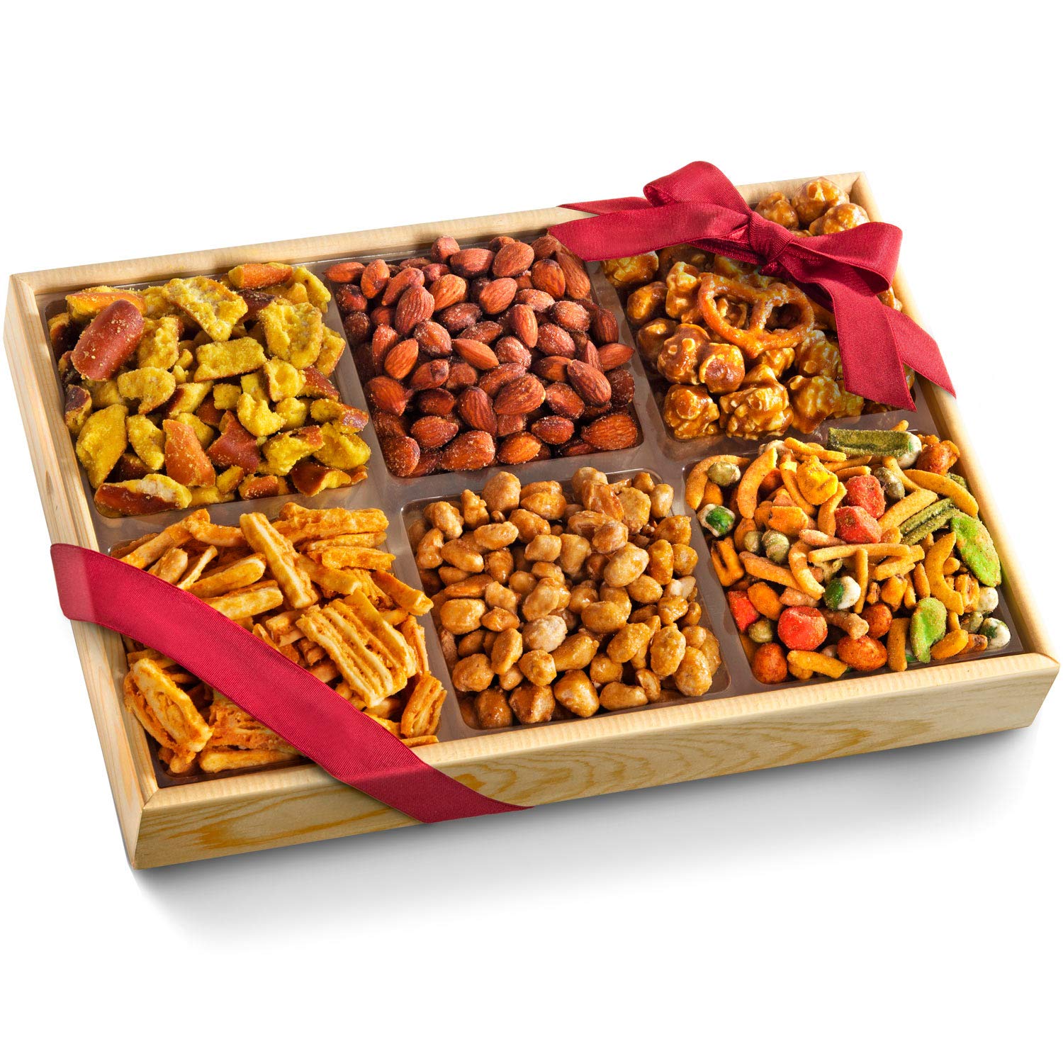 Crunch 'n Munch Snack & Nut Variety Tray Gift Box