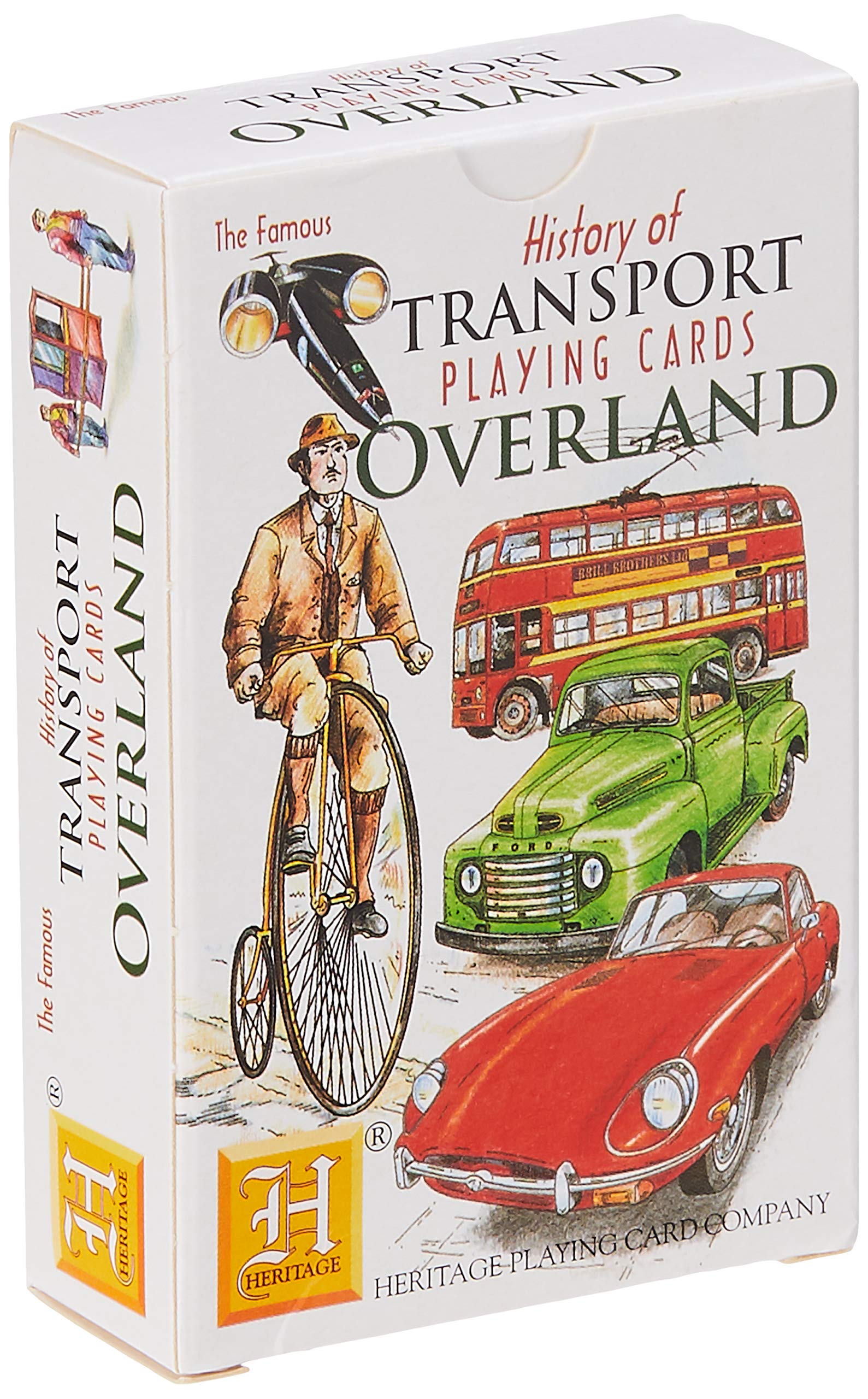 Heritage Playing Cards - History of Transport - Overland Playing Cards