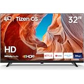 FPD 32 Inch Smart TV 720p HD Powered by Tizen OS Flat Screen Television | HDR10, Dolby Audio, Gaming Hub, SmartThings, Miracast, 350+ free live channels via Samsung TV Plus