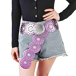 Dazzleimart Hollow Disc Belt Western Style