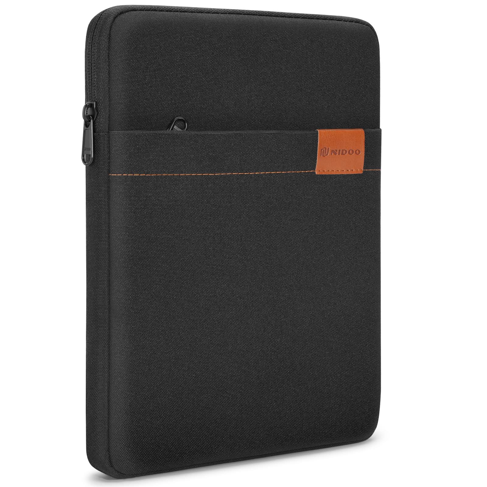 NIDOO 8 Inch Water-Resistant Laptop Sleeve Case Protective Bag Portable Carry for 8" iPad mini 6/7.9" iPad mini 45 4/8" Smart Tab M8 / 8.7" Galaxy Tab A7 Lite / 8" MatePad T 8 Kids Edition, Black