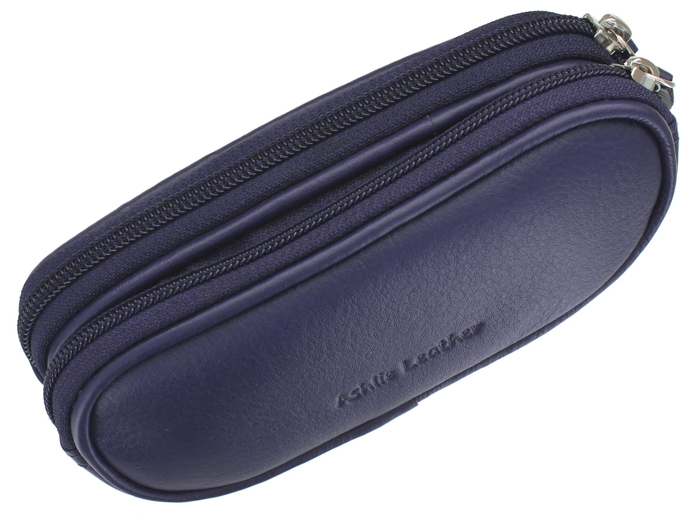 Ashlie Leather Double Spectacles Case 4301_21 Purple