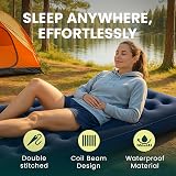 Green Haven Green Haven Camping Airbed Single 191x73x22cm Dark Blue view 4