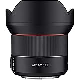 Rokinon AF 14mm F2.8 Weather Sealed Auto Focus Wide Angle Lens for Canon EF, Black (IO14AF-C)