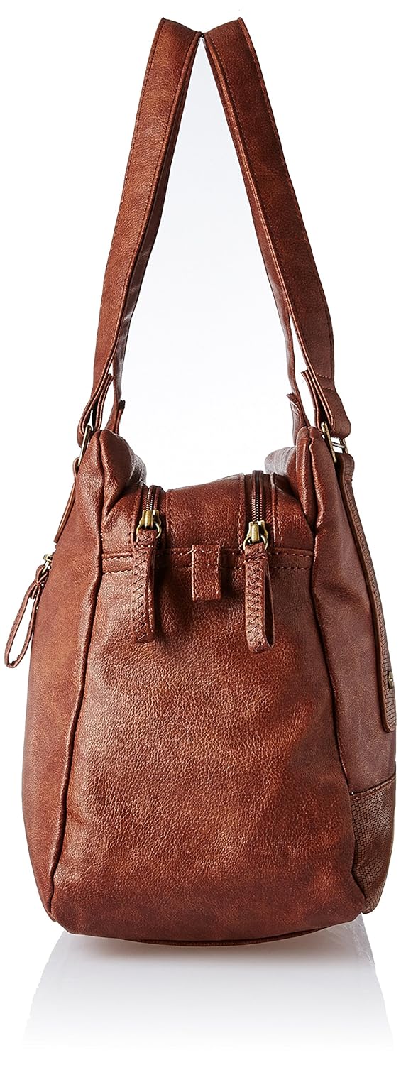 baggit women's satchel (rust)
