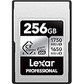 Lexar 256GB CFexpress Type A Silver 4.0 Card, 1750/1650 MB/s, 8K Video | Compatible w/ Sony Alpha/FX Cameras, Filmmakers, Pho