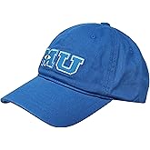 Disney Pixar Monsters Inc Monsters University Adult Baseball Cap, Adjustable Hook and Loop Baseball Hat, Blue