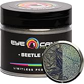 Eye Candy Pigments Premium Mica Powder - Beetle Blue (50gr) - for Epoxy, Resin, Soap, Paint, Woodworking, Acrylic Pouring, Bath Bombs, Fishing Lures - DIY Arts and Crafts Additive