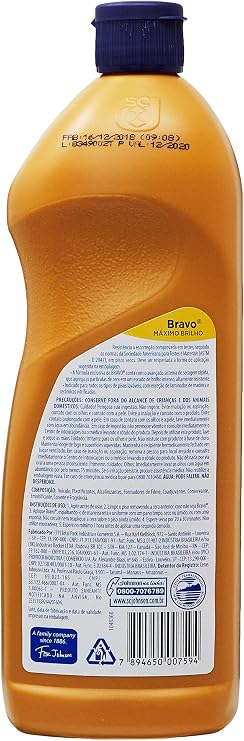 Cera Amarela Bravo Flash 750Ml (7894650007594)
