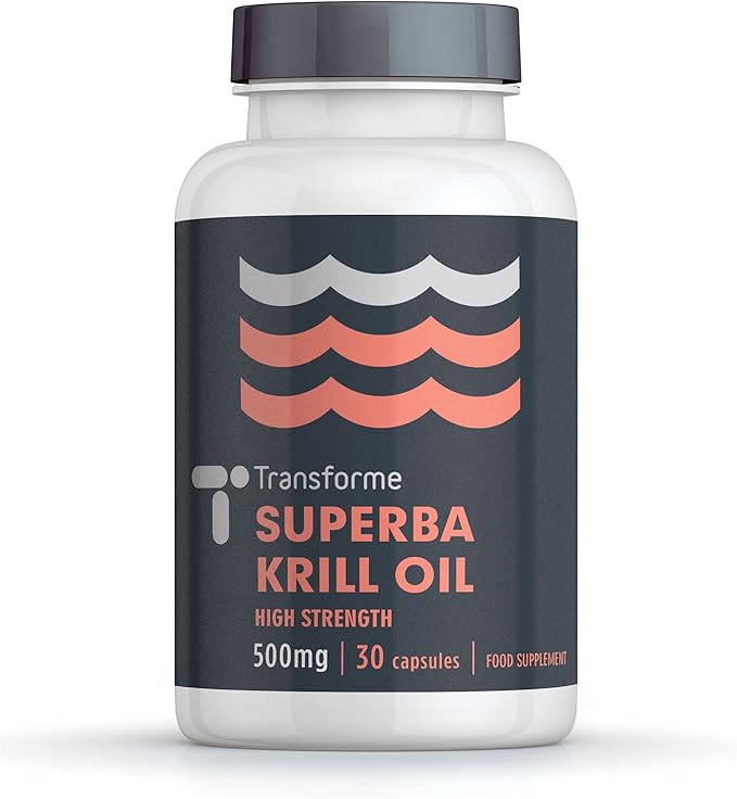 Superba Krill Oil Capsules 1000mg Serving, 30 x 500mg Softgels, High