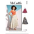 McCall's Misses' Skirts Sewing Pattern Kit, Design Code M8326, Sizes XSM-SML-MED