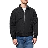 DOCKERS Men's Diamond Quilted Stand Collar Bomber