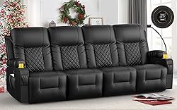 FURNIMAT Oversized Recliner Sofa, Reclining Sofa 4